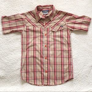 Columbia Omni-Wick Short Sleeve Button Down Shirt